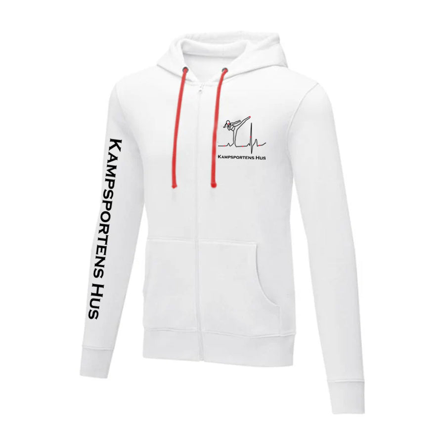 Kampsportens Hus hoodie med zip