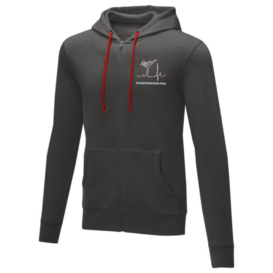 Kampsportens Hus hoodie med zip